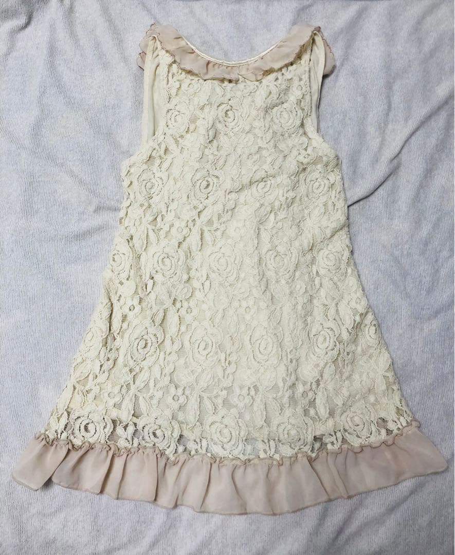 希少axes femmeビッグリボンフリチュニック　ミニワンピース　リズリサ姫系