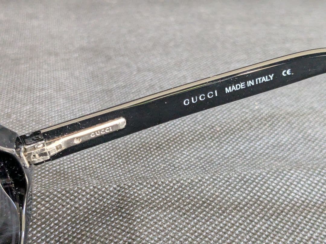 マ*ズ様 GUCCI サングラス 黒 メガネ ケース付 ヴィンテージ