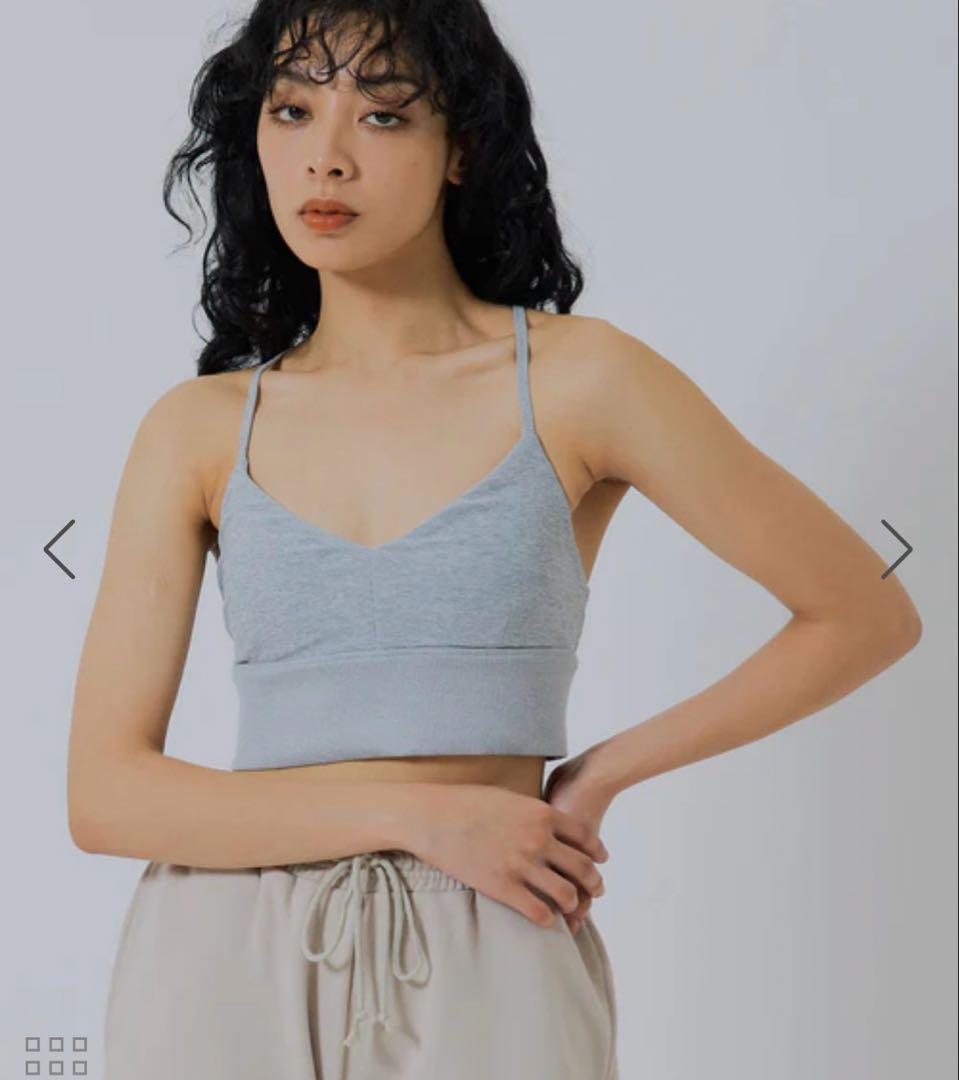 【未使用】alo ALOSOFT LAVISH BRA リッチグレー