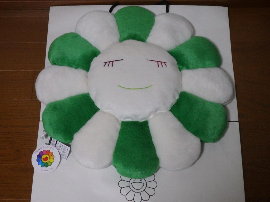 MiM77　村上隆 お花 フラワークッション 60cm ２点　ゆず