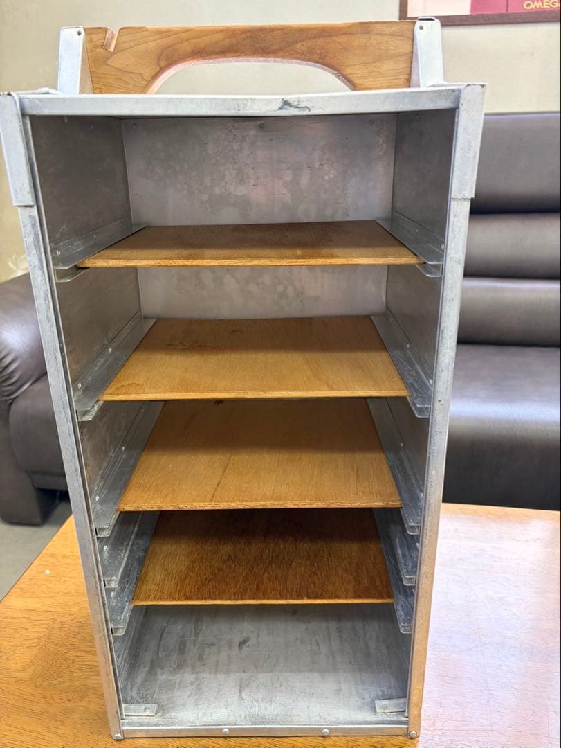 おかもち　アルミ　出前　中華　4,5人前程度