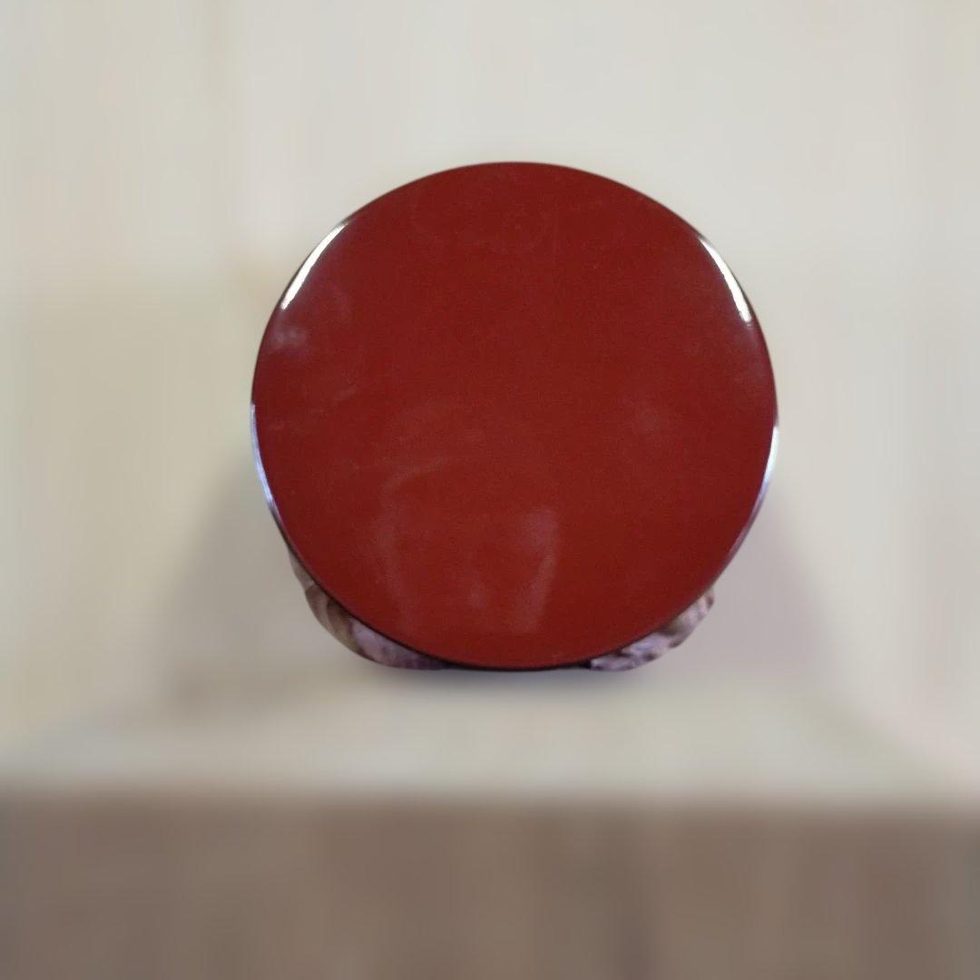 欅彫り香炉台４、５寸龍彫り