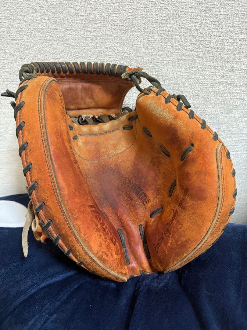 辻発彦実使用ミット　硬式キャッチャーミット　ミズノビックエム　プロ支給品