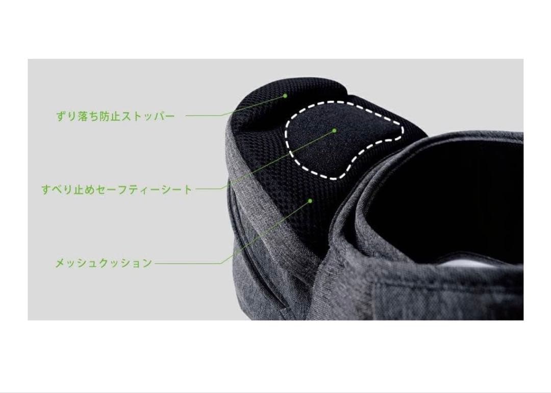 【最終値下げ】POLBAN ADVANCE ヒップシート 3WAYメランジグレー