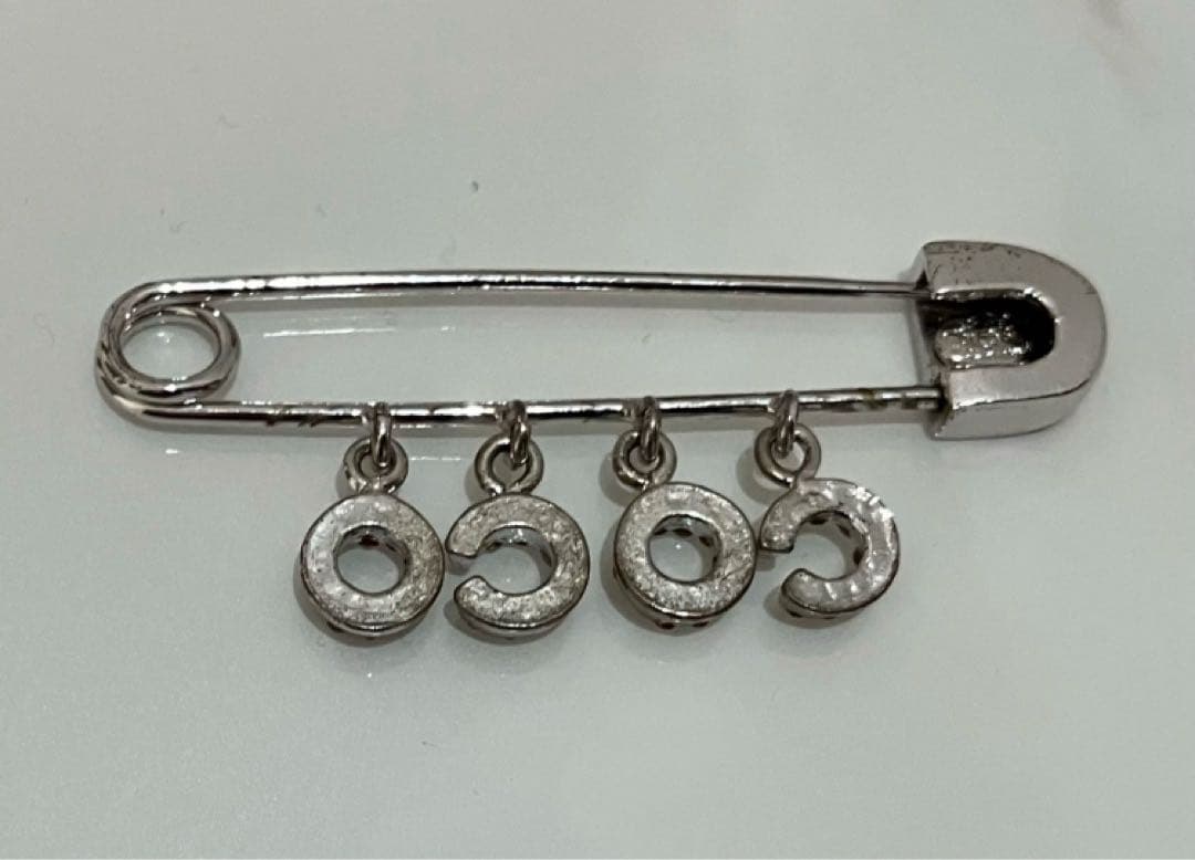 新品未使用　CHANEL 安全ピンブローチ ビジュー COCO ココマーク