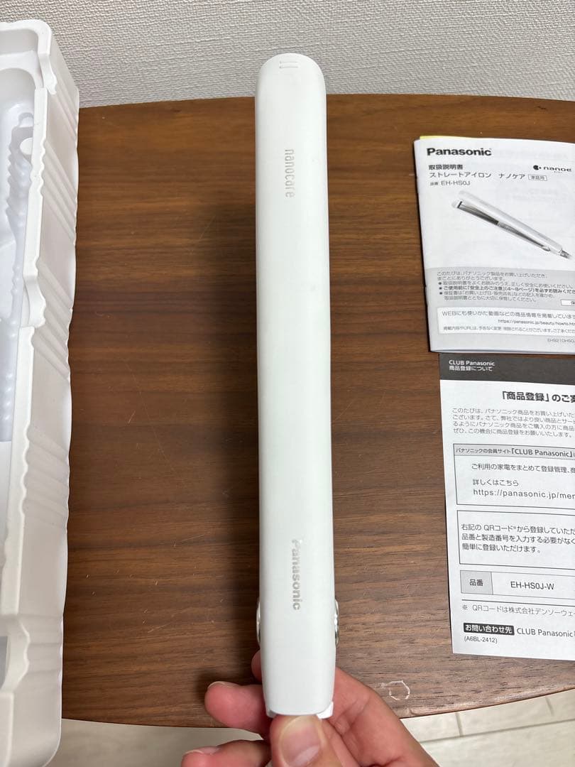 2025年購入　パナソニック　ナノケア ヘアアイロン　EH-HSOJ