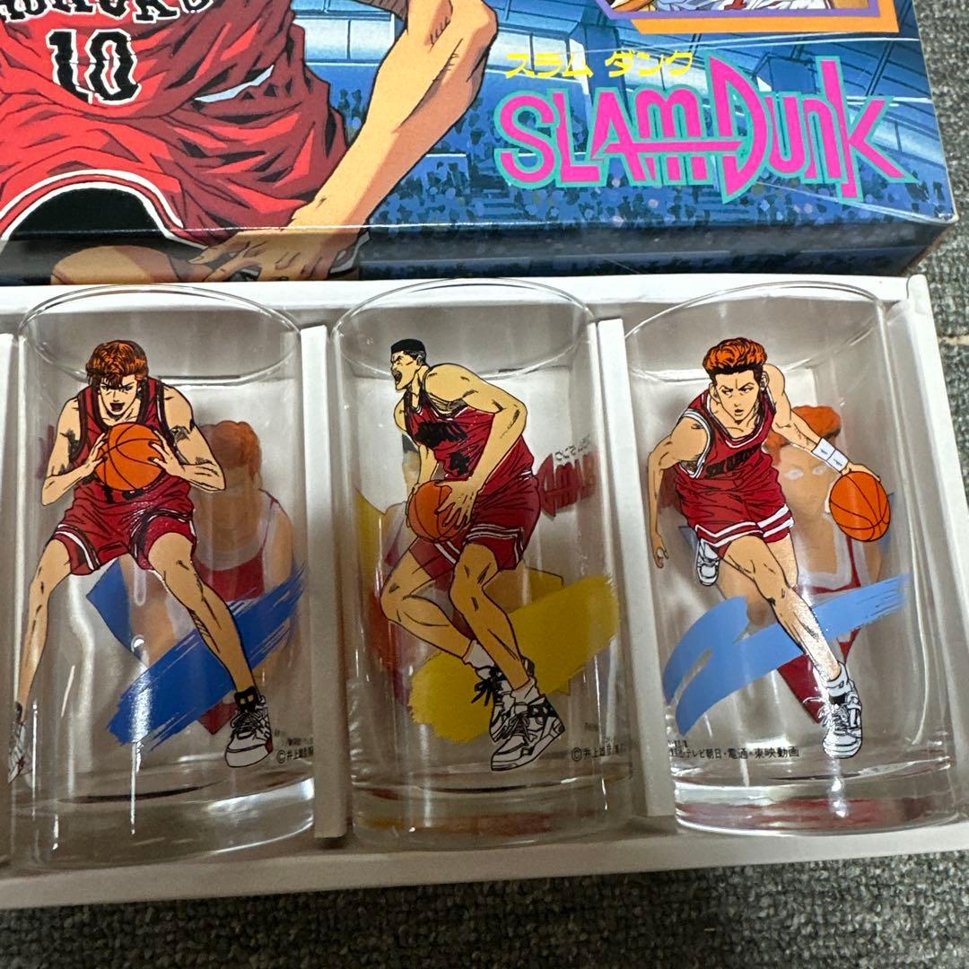 SLAM DUNK キャラクターグラス 5個セット