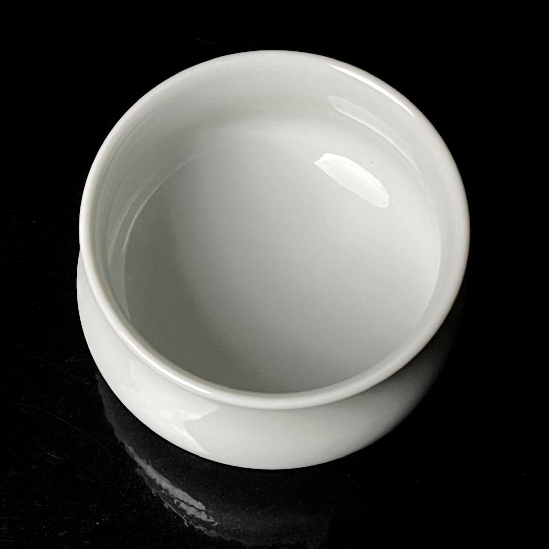 唐物 白磁盃 雍正年製 款 景徳鎮 清朝期 中国美術 古玩 SH36