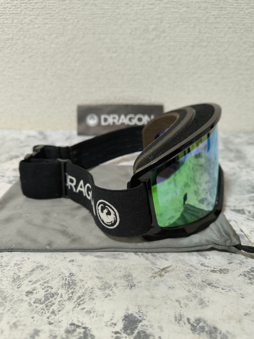美品✨Dragon■スノボー/スキー/ゴーグル/収納袋付き