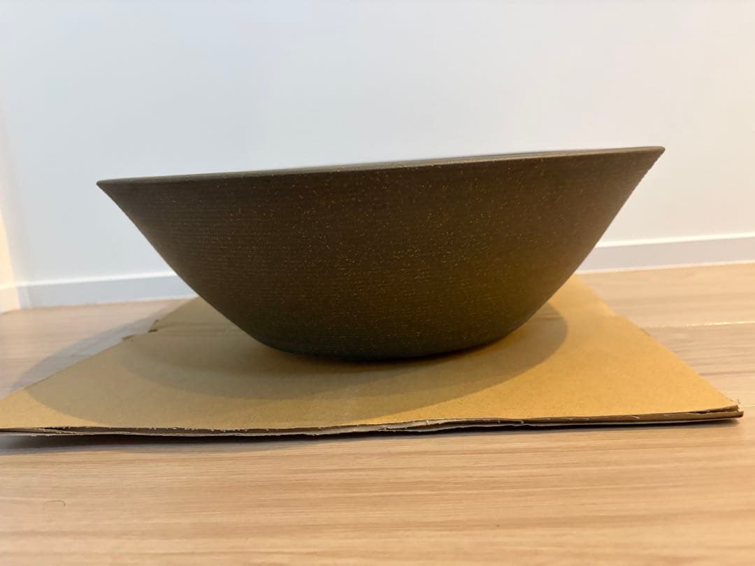 ユニソン　ウォーターポット　陶芸ポット　セレス　ダークブラウン　ガーデンパン