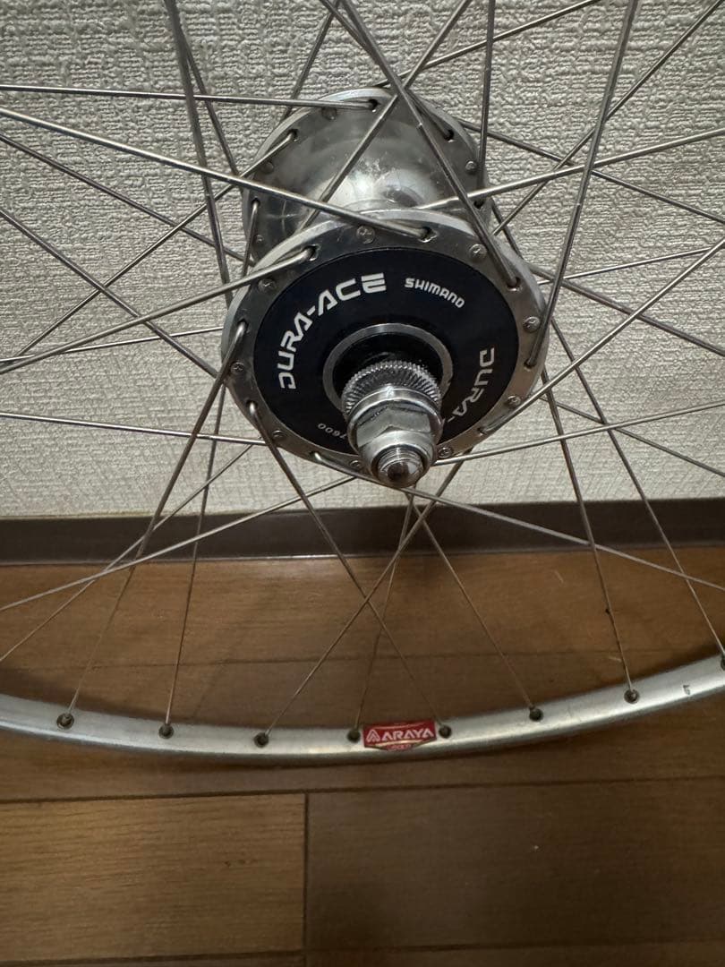 DURA-ACE HB-7600 完組ホイール 前輪　競輪用