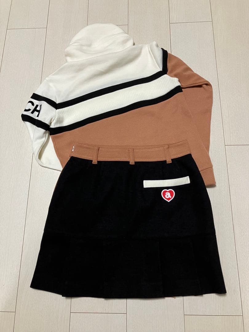 ちーちゃん(超美品)アルチビオニットパーカー・ニットスカート サイズ36