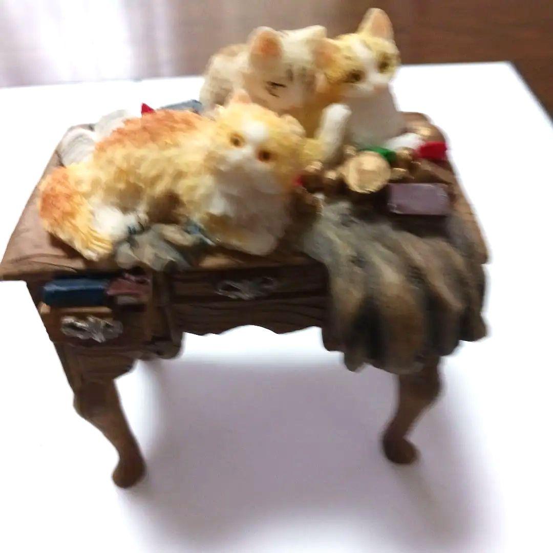激レア　アンティーク　ネコたちの飾り物　4点
