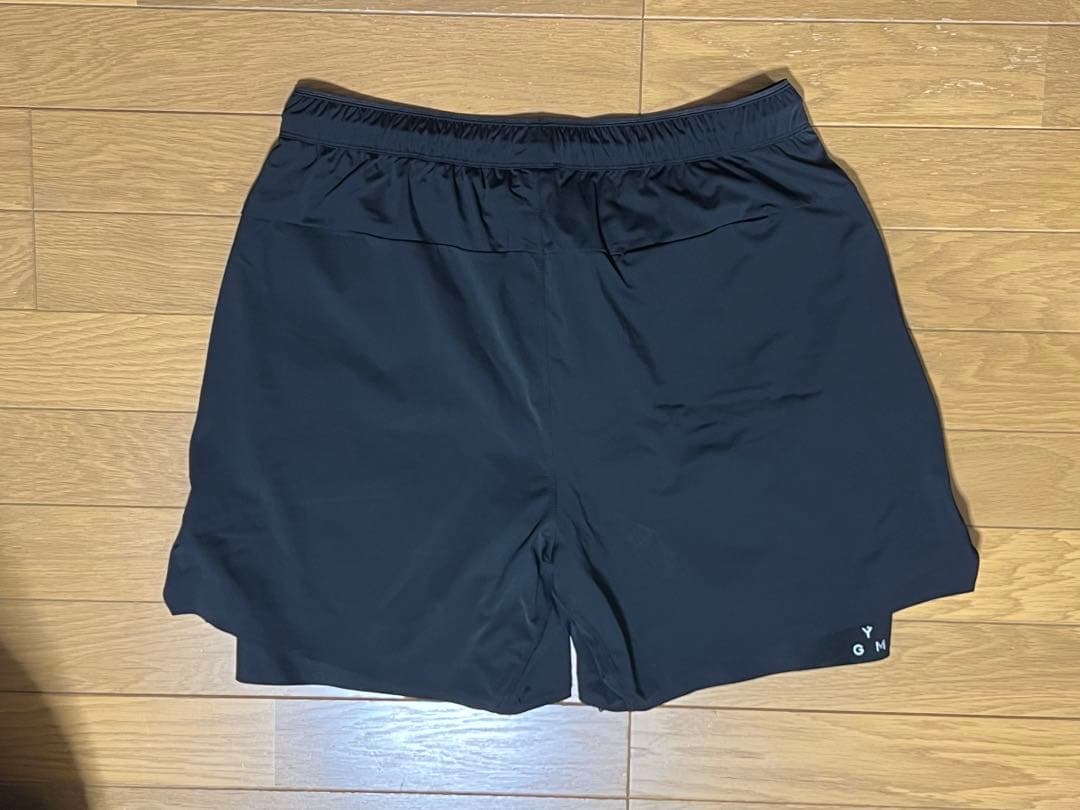 ウォーキング・ランニングウェア 2WAY ACTIVE SHORTS WITH LEGGINGS - BLACK