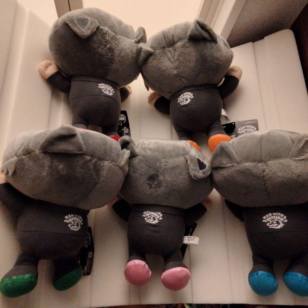 マンウィズアミッション 寝ころびBIGぬいぐるみ 全メンバーセット