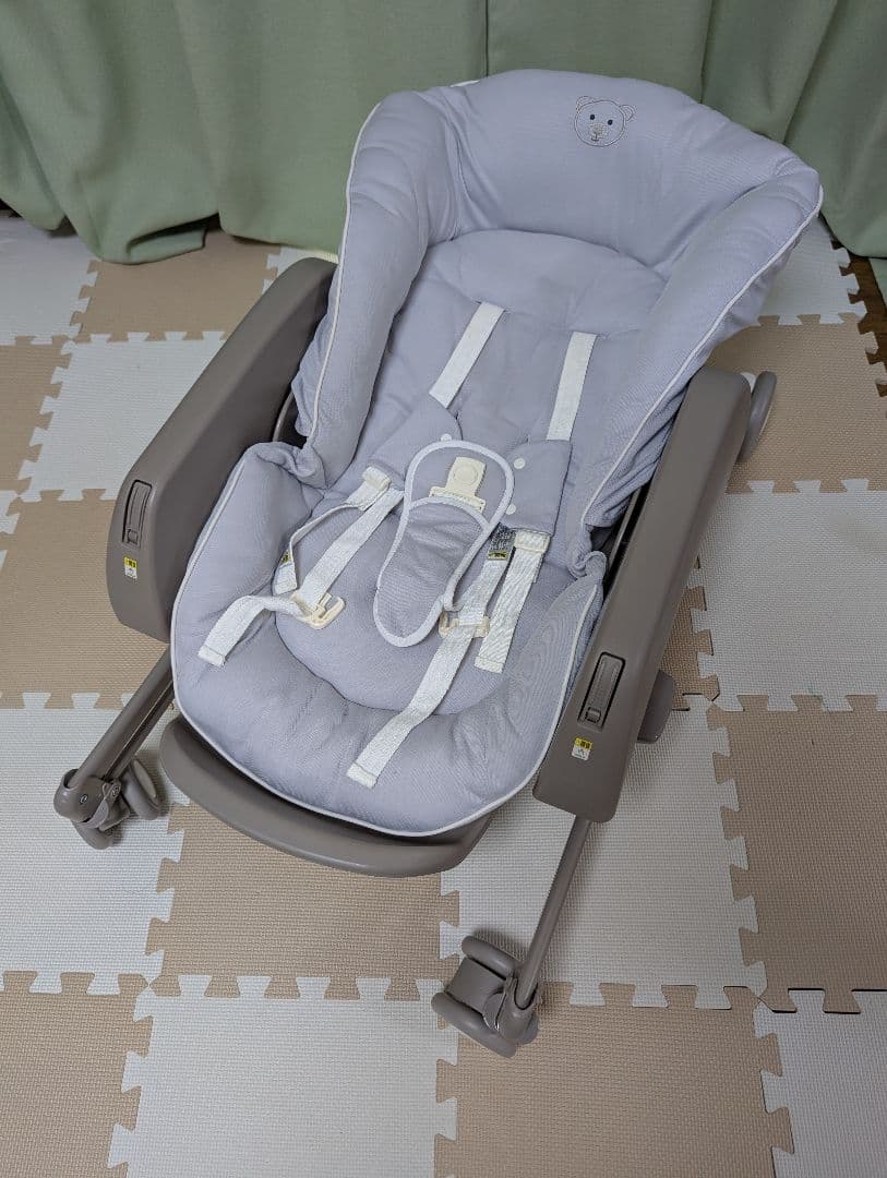 【カバー美品】ハイローチェア ユラリズム スマートプレミアム Aprica