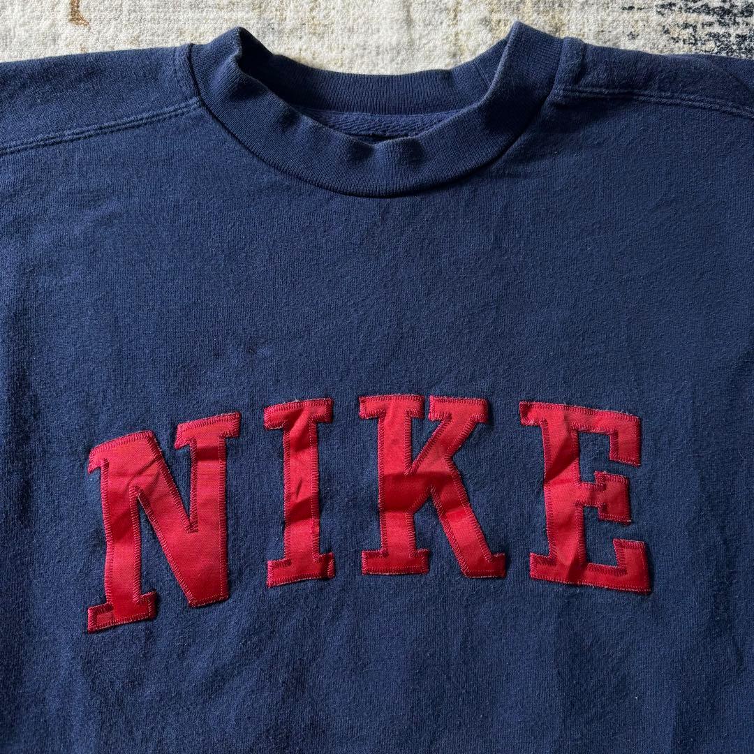 90s NIKE ナイキ スウェット ネイビー ヴィンテージ オールド 90年代