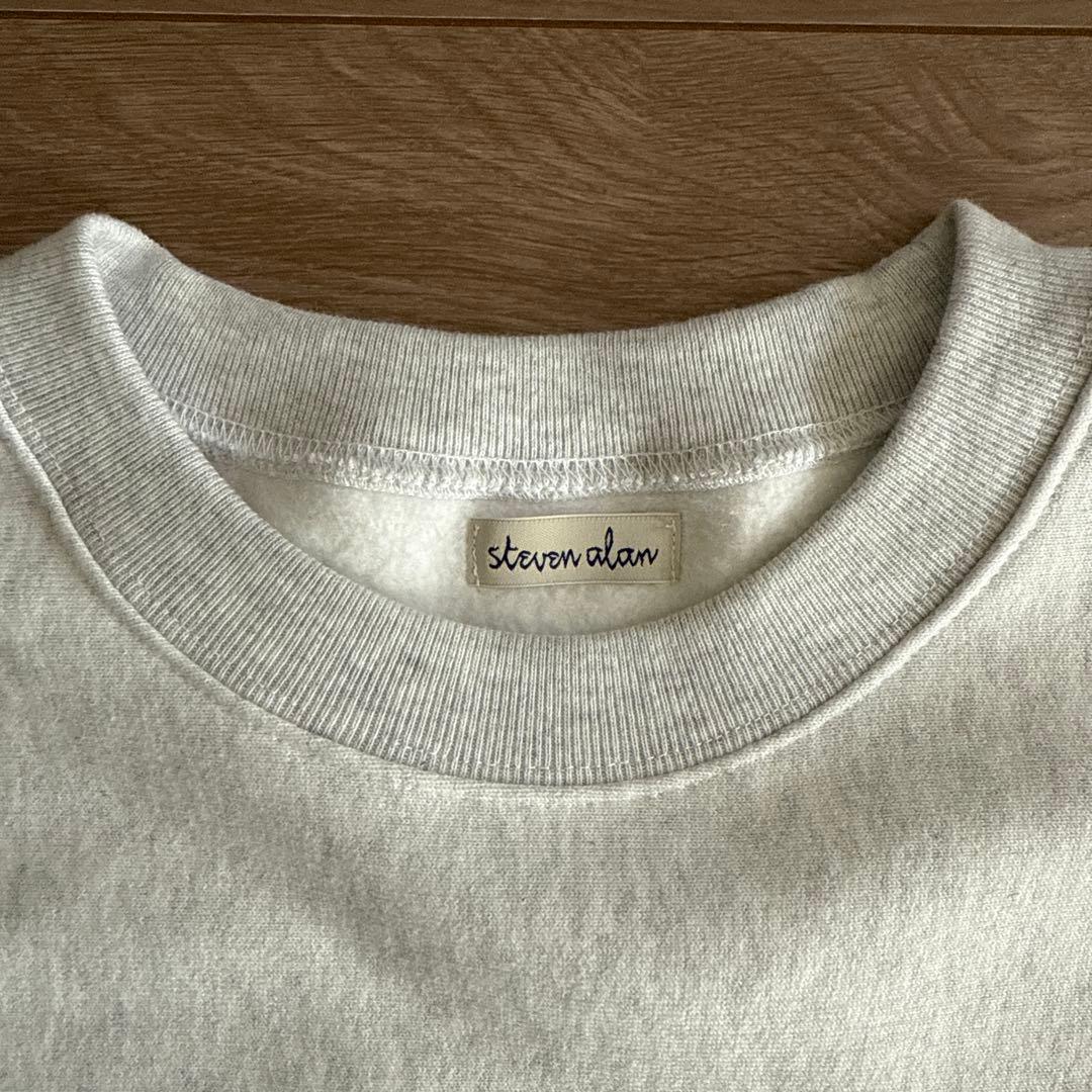 ＜Steven Alan＞ セットインスリーブ クルーネックスウェット (新品)