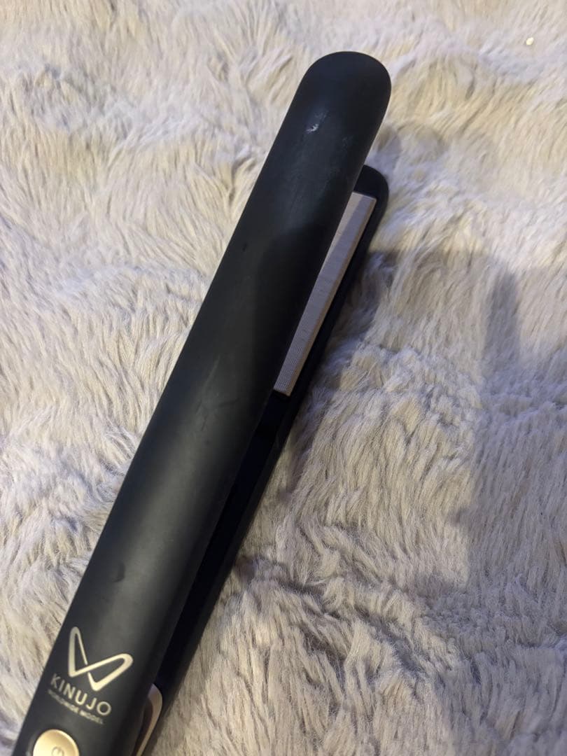 KINUJO ストレートヘアアイロン ブラック/ゴールド