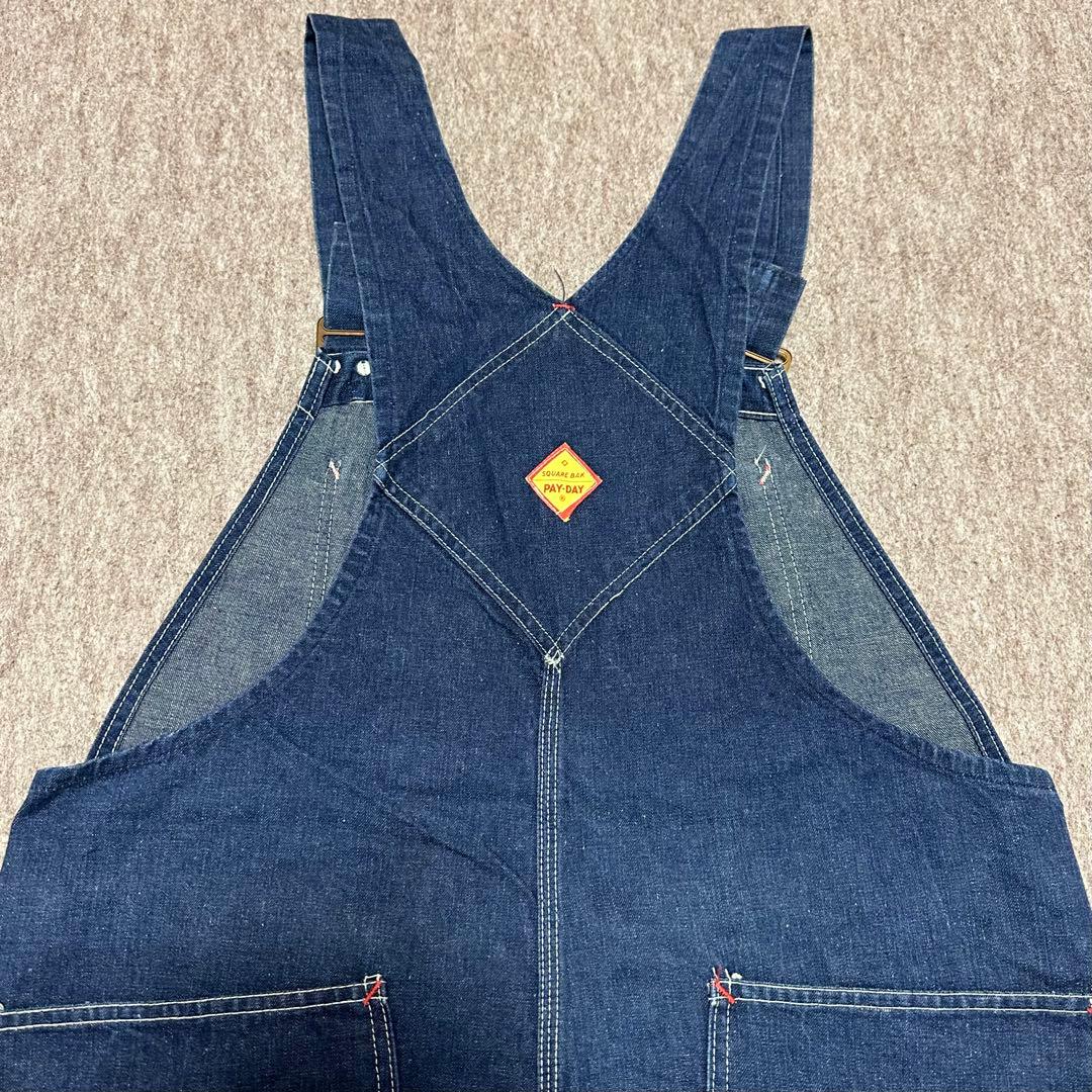 PAYDAY デニムオーバーオール 濃紺 美品 PENNEY'S 50s 60s