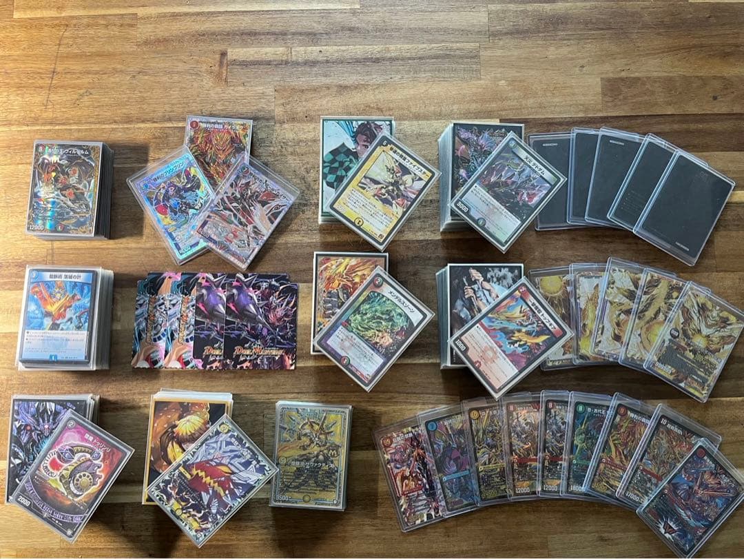 デュエマ 6デッキ＋レアカード、限定スリーブさらにデッキケース付き