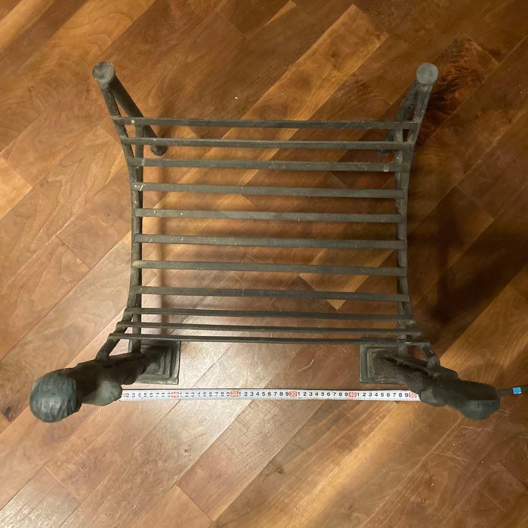 アートデコ風 金属製アンティーク薪棚