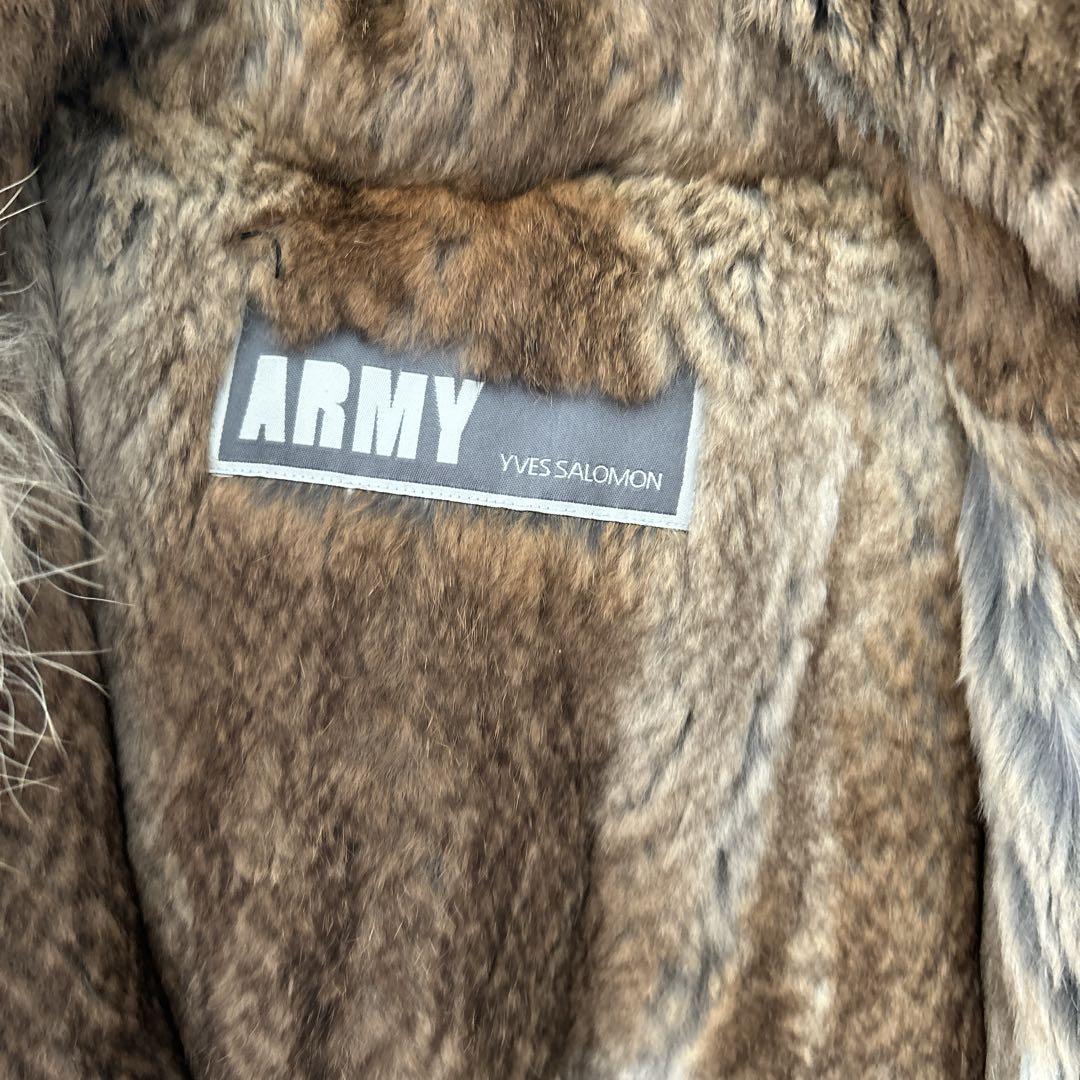 YVES SALOMON モッズコート　リアルファー