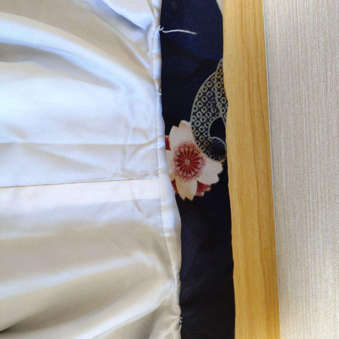 撫松庵　洗える着物セット【訳あり】袖ほつれあり