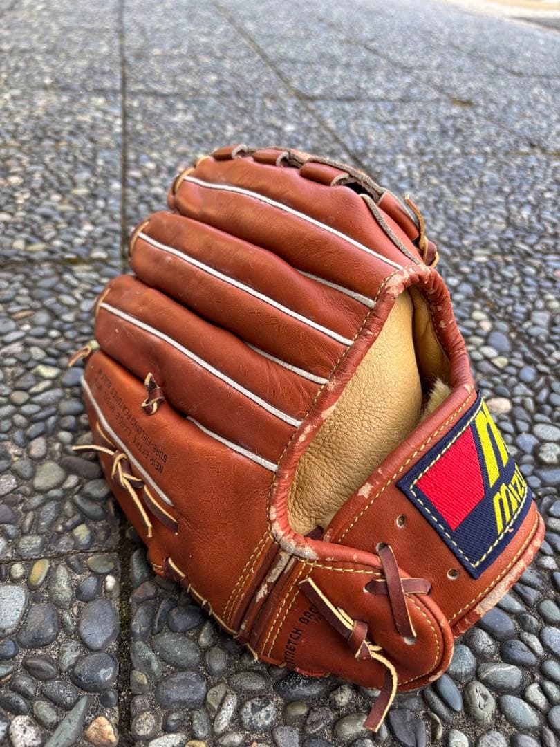 ミズノ 青カップ グローブ ビンテージ World Win 未使用
