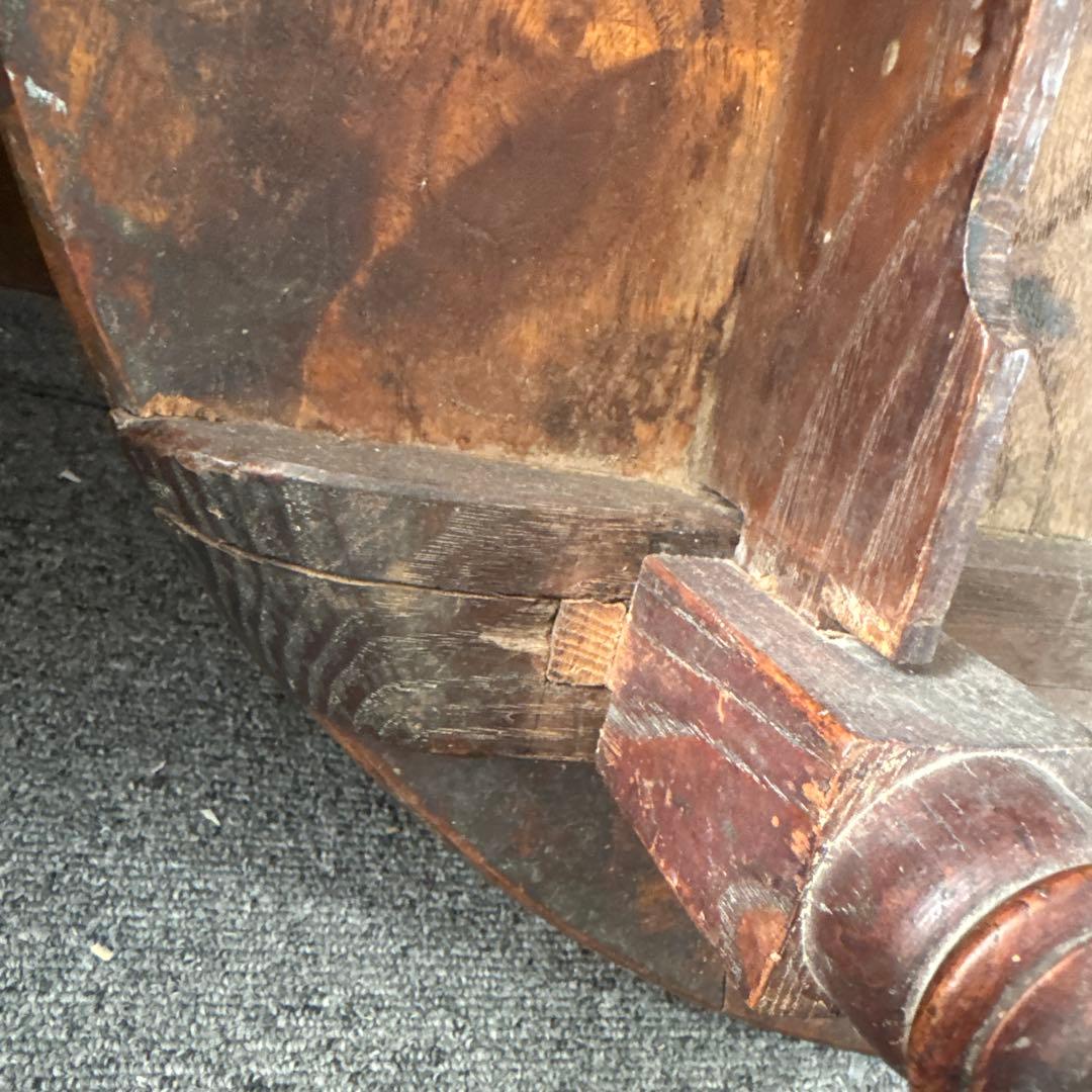 昭和レトロ　円形座卓 ちゃぶ台　古道具