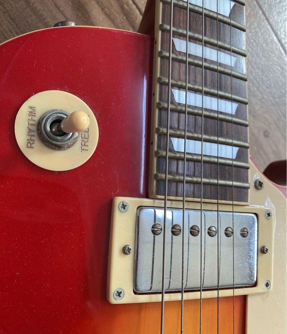 レスポールスタイル エレキギター サンバースト