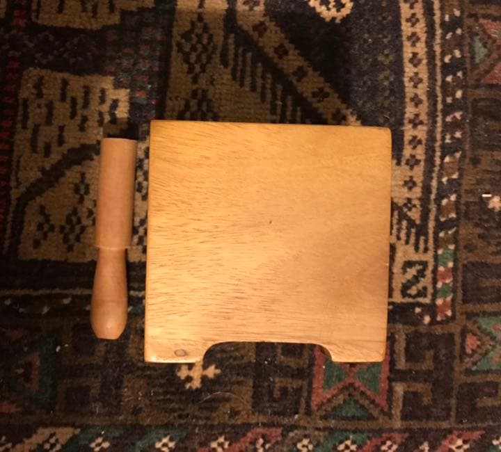 未使用品　無垢重量安定　手作りカレーにパリコンランショップ　ハーバルクラッシャー