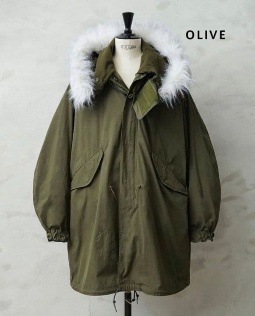 【即完モデル】WAIPER M-65 FISHTAIL PARKA オリーブ