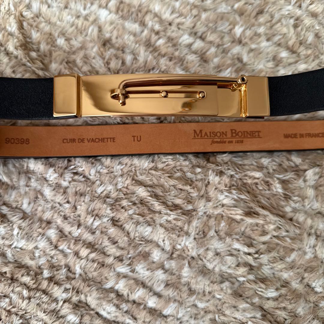 MAISON BOINET レザー ベルト TU