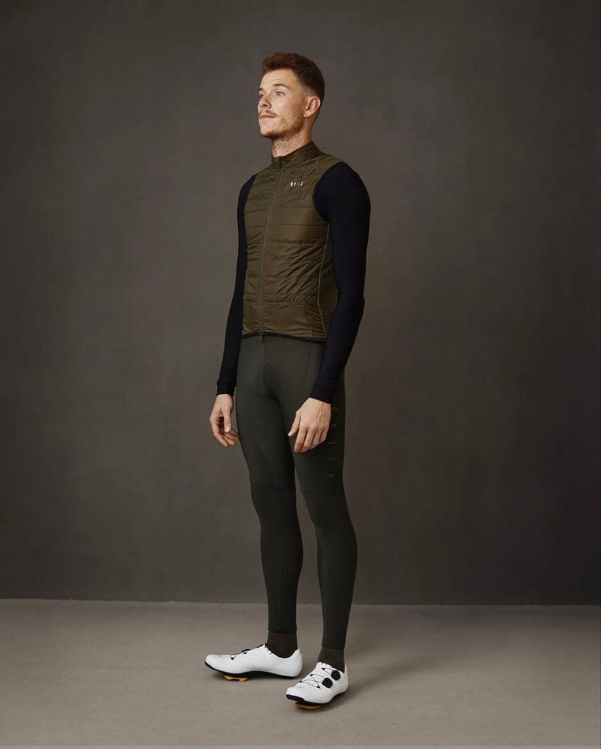 【美品】NDLSS 断熱ジレ・ベスト Lサイズ ダークオリーブ