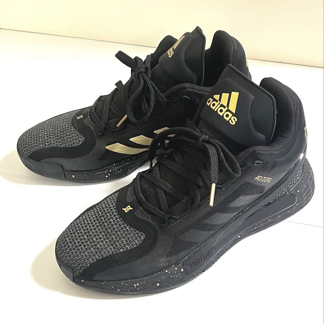 adidasスニーカー ADIDAS D ROSE 11 バスケットシューズ 黒