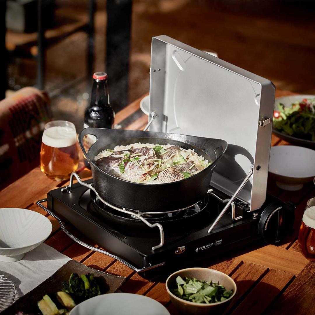 【新品】FORE WINDS ラックス・キャンプ・ストーブ FW-LS01-SL