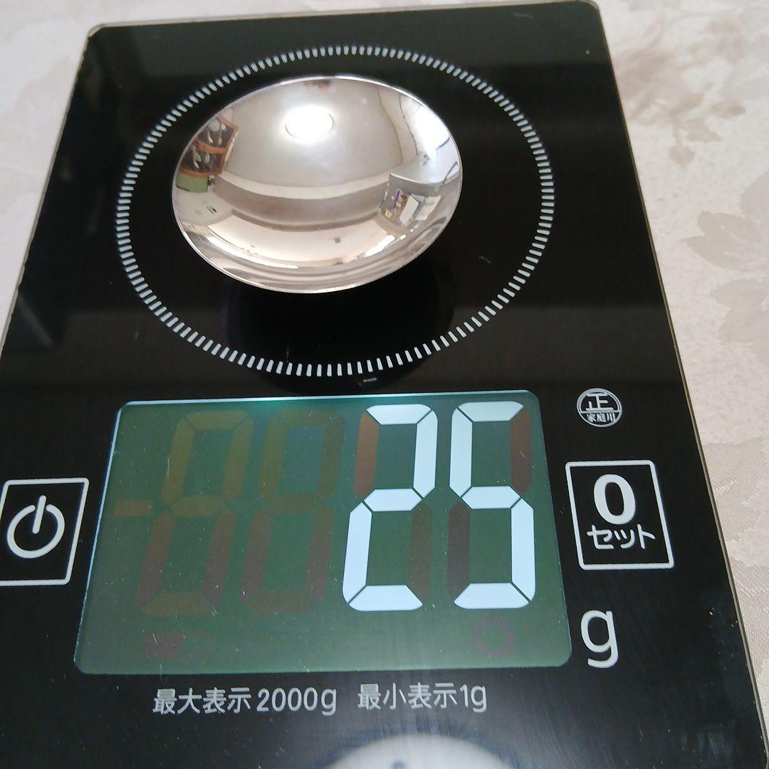 純銀盃と木製の箱付き