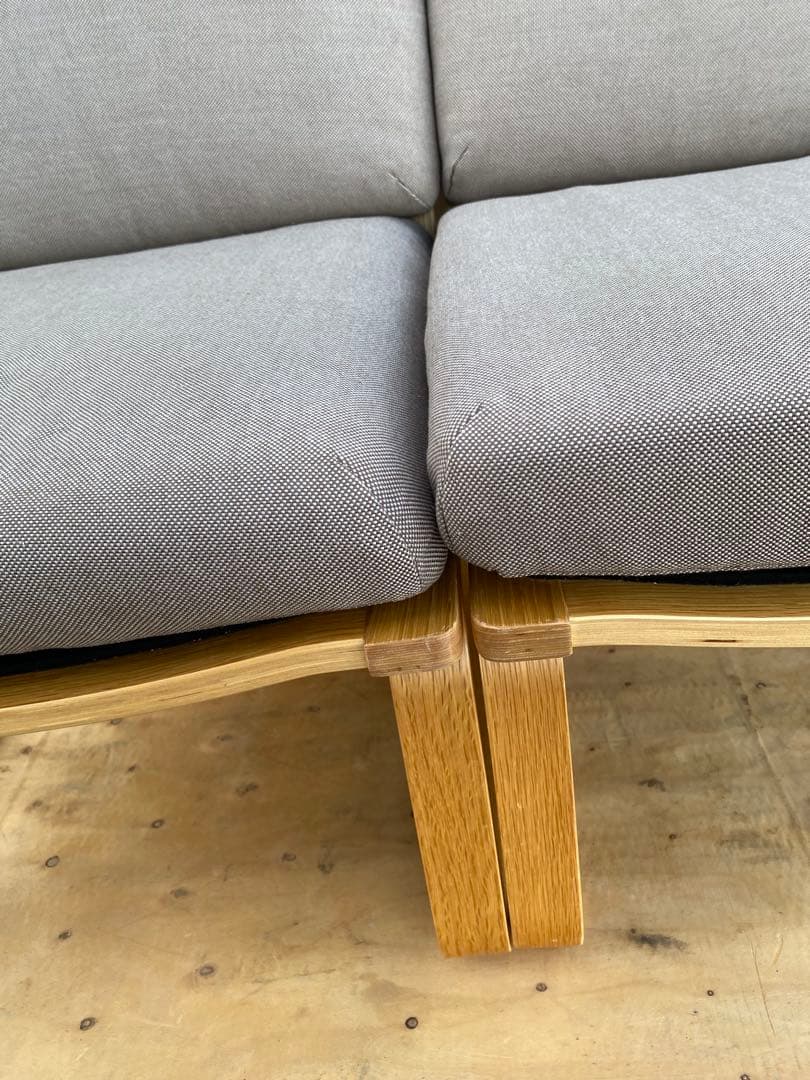 無印良品　リビングでもダイニングでもつかえるソファチェア・オーク材　1脚