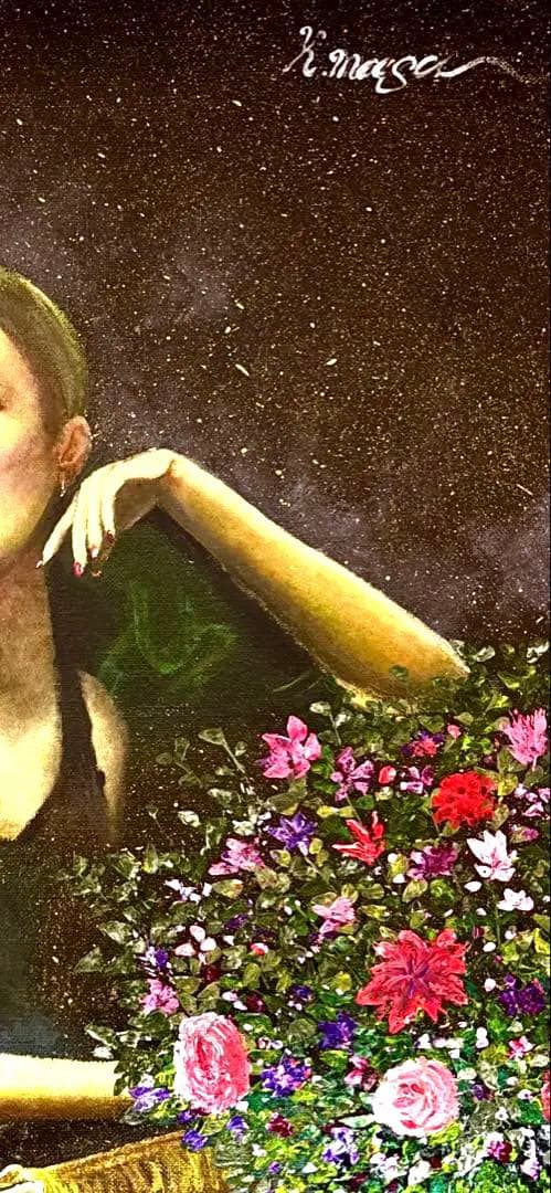 アクリル画 絵画 キャンバスF8号サイズ原画 額無し