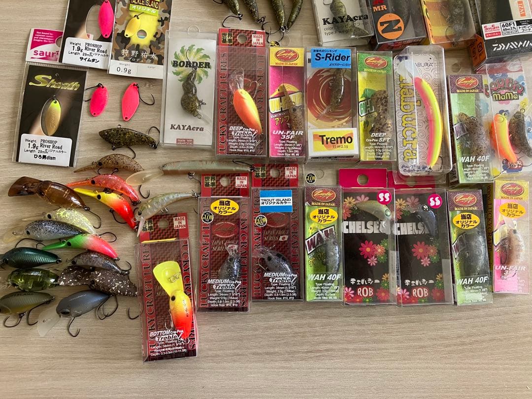 管釣り オリカラルアー リバーロード オオツカ トッピングフード オリカラ多数