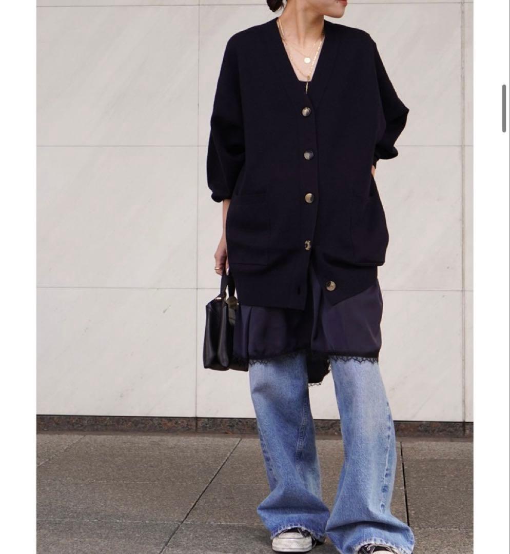 EVERYDAY I LIKE コットンカシミヤカーディガン